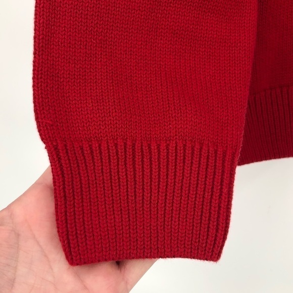 CHAPS Mens NWOT Red Cotton Classic Crewneck Sweater Size XL - Picture 8 of 13